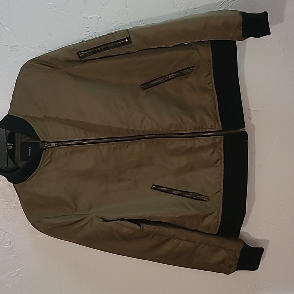 Forever 21 Green bomber jacket